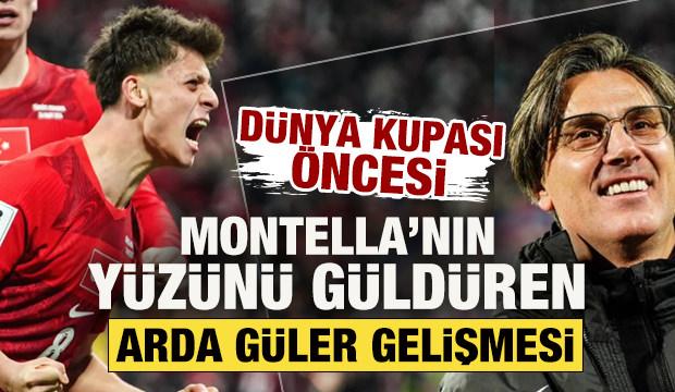 D&uuml;nya Kupası &ouml;ncesi Montella'nın y&uuml;z&uuml;n&uuml; g&uuml;ld&uuml;ren Arda G&uuml;ler gelişmesi!