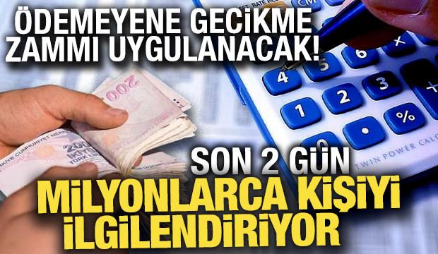 Ev, arsa ve d&uuml;kkan sahipleri dikkat! Emlak vergisi &ouml;demeleri i&ccedil;in son 2 g&uuml;n