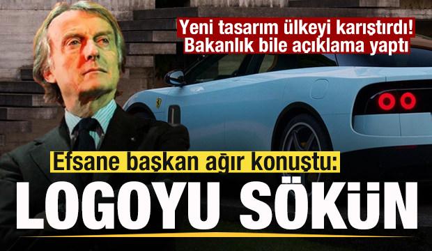 Ferrari Luce &uuml;lkeyi karıştırdı! Efsane başkan ağır konuştu: Logoyu s&ouml;k&uuml;n
