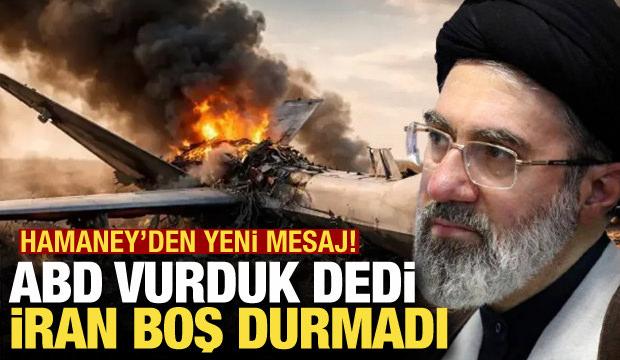 Hamaney'den mesaj! İran: Hava sahamıza giren bir İHA d&uuml;ş&uuml;rd&uuml;k