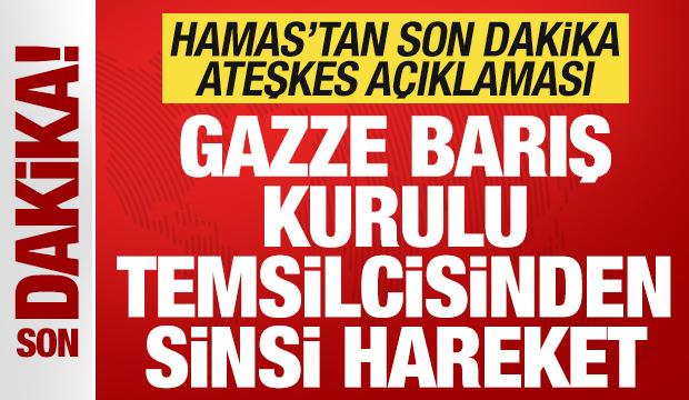 Hamas'tan son dakika ateşkes a&ccedil;ıklaması! Gazze Barış Kurulu Temsilcisinden sinsi hareket