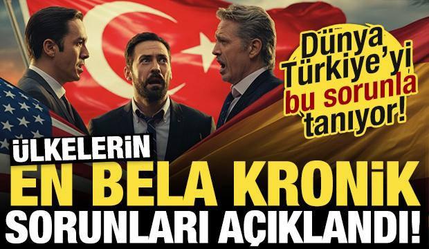 Her &uuml;lkenin bir kabusu var! İşte &uuml;lkelerin en bela dertleri! T&uuml;rkiye bu sorunla tanınıyor