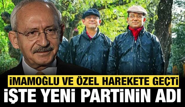 İmamoğlu ve &Ouml;zel harekete ge&ccedil;ti: Yeni parti kuruluyor, adı bile belli!