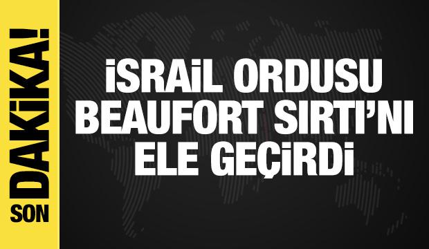 İsrail ordusu, Beaufort Kalesi'ni ele ge&ccedil;irdi
