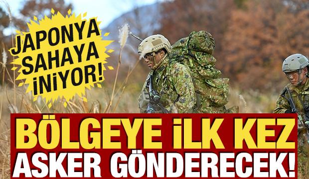 Japonya sahaya iniyor: B&ouml;lgeye ilk kez asker g&ouml;nderecek