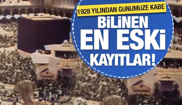 Bilinen en eski hac kaydı: Hacıların 100 yıl &ouml;nceki Mekke yolculuğu kamerada