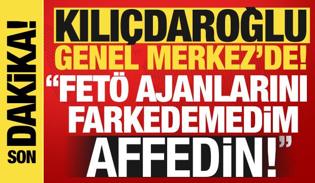 Kemal Kılı&ccedil;daroğlu 2,5 yıl sonra ilk kez Genel Merkez'de! İlk mesajını verdi