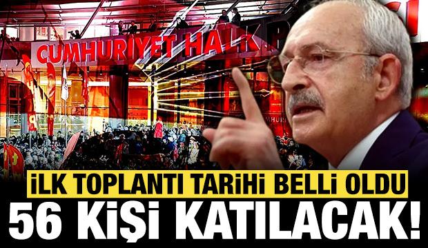 Kemal Kılı&ccedil;daroğlu başkanlığındaki ilk toplantı belli oldu: 56 kişi katılacak