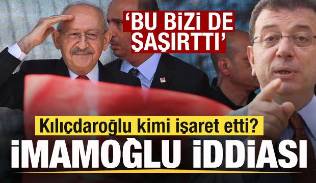 Kılı&ccedil;daroğlu kimi işaret etti? Ekrem İmamoğlu iddiası