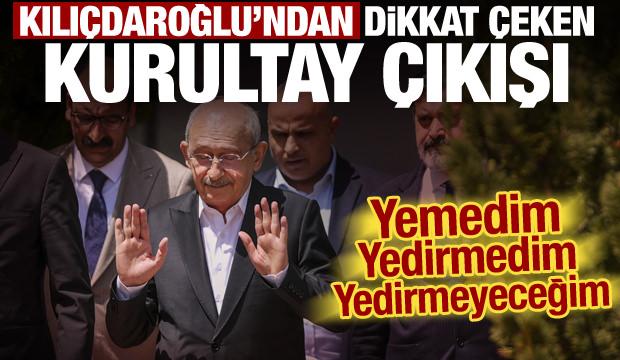 Kılı&ccedil;daroğlu'ndan son dakika kurultay &ccedil;ıkışı: Kimseye yedirmeyeceğim!