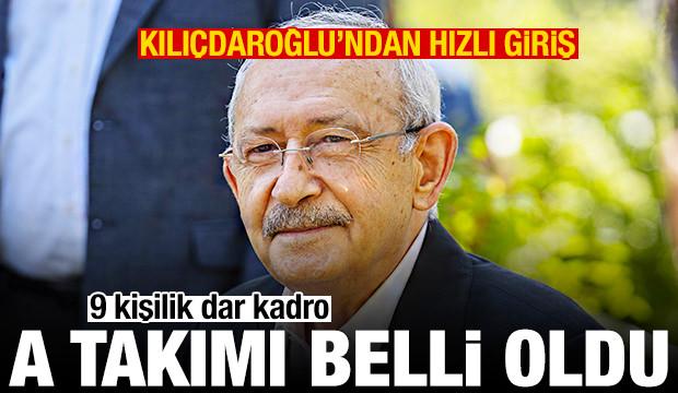 Kılı&ccedil;daroğlu'nun 9 kişilik A takımı belli oldu