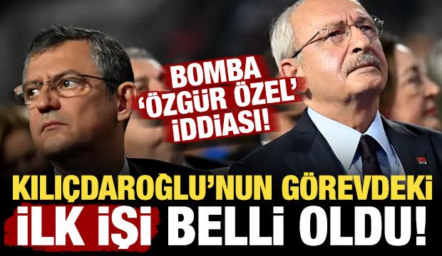 Kılı&ccedil;daroğlu'nun g&ouml;reve başladıktan sonra ilk işi belli oldu! Bomba '&Ouml;zg&uuml;r &Ouml;zel' iddiası!