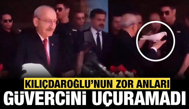 Kılı&ccedil;daroğlu'nun zor anları g&uuml;ndem oldu: G&uuml;vercini u&ccedil;uramadı!