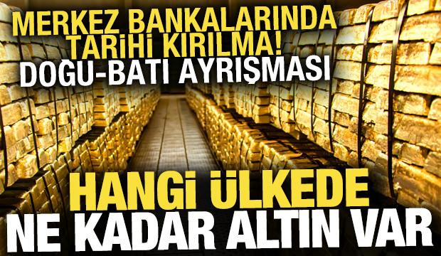 K&uuml;resel merkez bankaları rezervlerini 244 ton altınla g&uuml;&ccedil;lendirdi