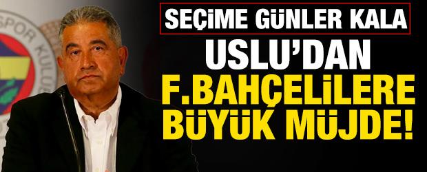 Mahmut Uslu'dan Fenerbah&ccedil;elilere b&uuml;y&uuml;k m&uuml;jde!