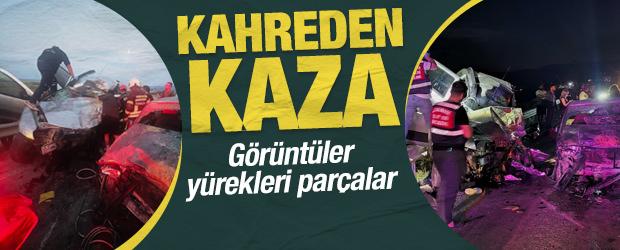 Mersin'de 3 aracın karıştığı zincirleme kazada 1 &ouml;l&uuml;, 5 yaralı