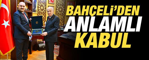 Devlet Bah&ccedil;eli, Kerk&uuml;k'&uuml;n ilk T&uuml;rkmen valisini kabul etti