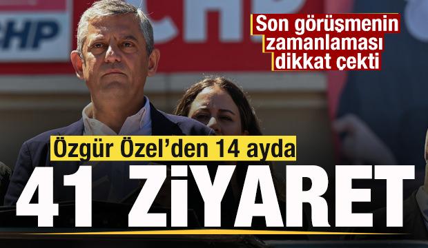 &Ouml;zg&uuml;r &Ouml;zel, İmamoğlu&rsquo;nu 14 ayda 41 kez ziyaret etti