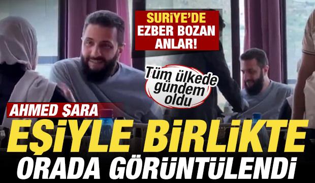Şara eşiyle birlikte kafede g&ouml;r&uuml;nt&uuml;lendi! T&uuml;m &uuml;lkede g&uuml;ndem olan anlar