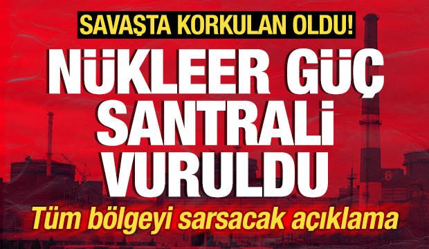 Savaşta korkulan oldu! N&uuml;kleer g&uuml;&ccedil; santrali vuruldu! T&uuml;m b&ouml;lgeyi sarsacak olay