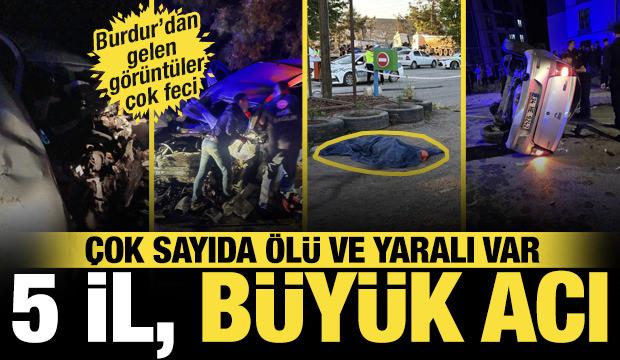 SON DAKİKA: Yollarda can pazarı: 5 ilde meydana gelen kazalarda 8 &ouml;l&uuml;