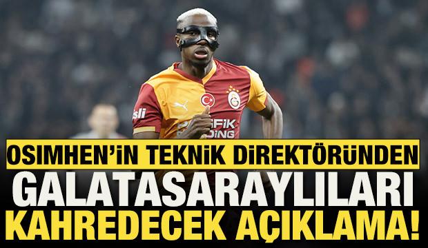 Teknik direkt&ouml;r&uuml;nden Victor Osimhen a&ccedil;ıklaması! Galatasaraylılar kahrolacak