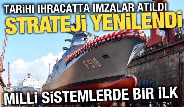 T&uuml;rkiye'den Endonezya'ya tarihi MİLGEM ihracatında imzalar atıldı