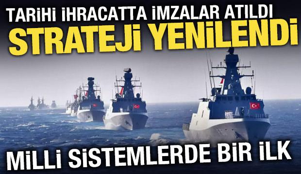 T&uuml;rkiye'den Endonezya'ya tarihi MİLGEM ihracatında imzalar atıldı
