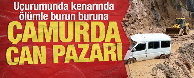 U&ccedil;urumun eşiğinde can pazarı: &Ccedil;amura saplanan ara&ccedil;tan saniyelerle ka&ccedil;tılar