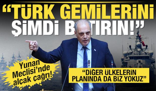 Yunan lider Kyriakos Velopoulos'tan Meclis'te &ccedil;ağrı: T&uuml;rk gemilerini şimdi batırın