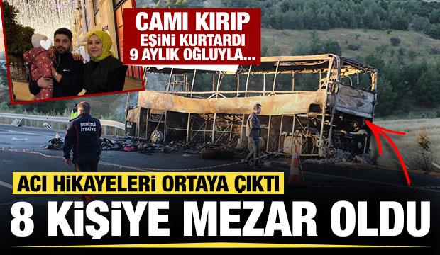 8 kişinin can verdiği kazada kahreden detaylar: Eşini kurtardı, 9 aylık oğluyla &ouml;ld&uuml;