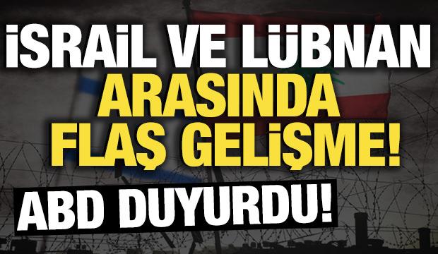 ABD: İsrail ve L&uuml;bnan ateşkes konusunda anlaştı