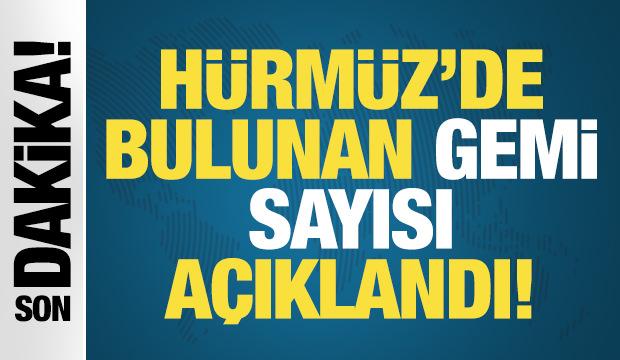 Bakan Uraloğlu H&uuml;rm&uuml;z Boğazı'nda kalan T&uuml;rk gemilerin sayısını a&ccedil;ıkladı!