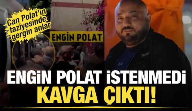 Can Polat'ın cenazesinde Engin Polat istenmedi, kavga &ccedil;ıktı! 