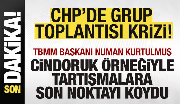 CHP'de grup toplantısı krizi! Numan Kurtulmuş, Cindoruk &ouml;rneği vererek son noktayı koydu