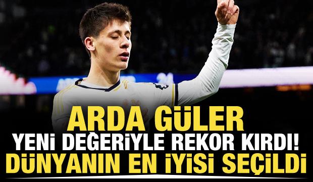 D&uuml;nyanın en iyisi se&ccedil;ildi! Arda G&uuml;ler yeni değeriyle zirveye yerleşti