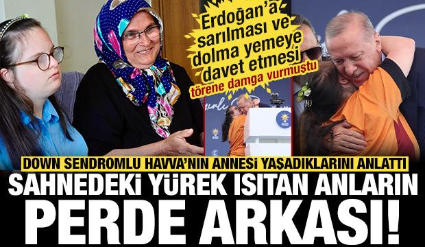 Erdoğan ile sarılması, t&ouml;rene damga vurmuştu: Havva'nın annesi yaşadıklarını anlattı