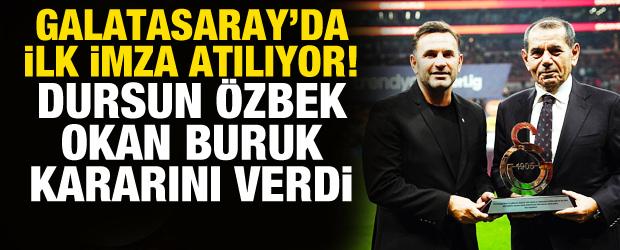 Galatasaray'da ilk imza atılıyor! Dursun &Ouml;zbek'ten Okan Buruk kararı