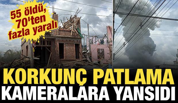 G&uuml;neydoğu Asya &uuml;lkesinde korkun&ccedil; patlama: 55 kişi &ouml;ld&uuml;