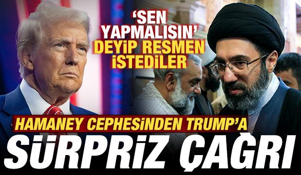 Hamaney cephesinden Trump'a s&uuml;rpriz &ccedil;ağrı! 'Sen yapmalısın' deyip resmen istediler