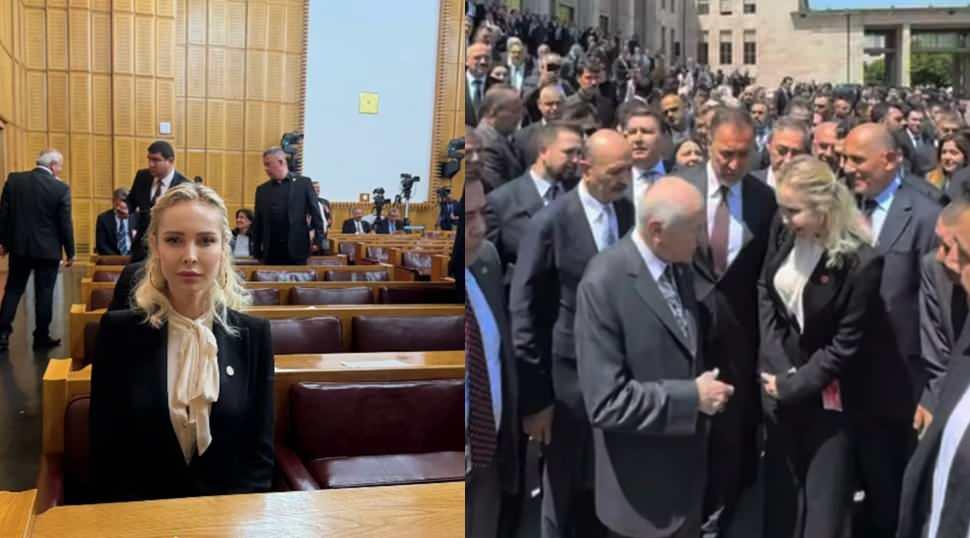İbrahim Tatlıses'in eski eşi Ayşeg&uuml;l Yıldız siyasete atıldı