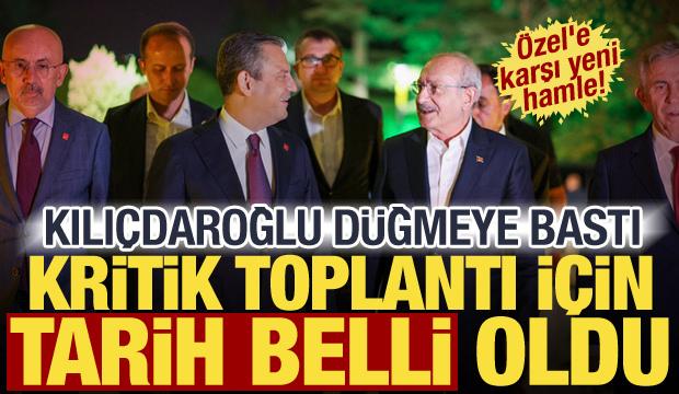 Kılı&ccedil;daroğlu'ndan &Ouml;zel'e karşı yeni hamle! Disiplin Kurulu toplanıyor, tarih belli oldu