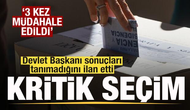 Kolombiya'da kritik se&ccedil;im! Cumhurbaşkanı ilan etti: Sonu&ccedil;ları tanımıyorum!