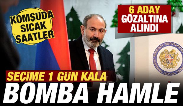 Komşuda sıcak saatler! Se&ccedil;ime 1 g&uuml;n kala bomba hamle! 6 aday g&ouml;zaltına alındı