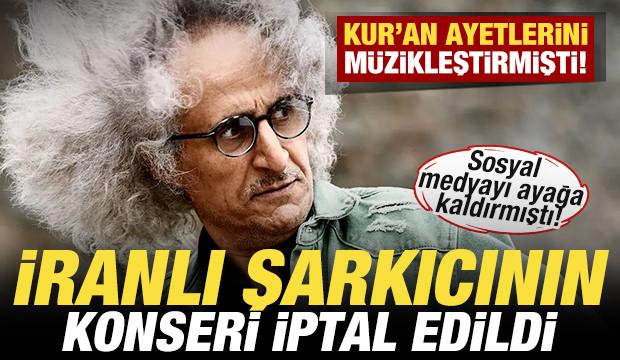Kur'an ayetlerini m&uuml;zikleştirmişti! İranlı Mohsen Namjoo'nun konseri iptal edildi!