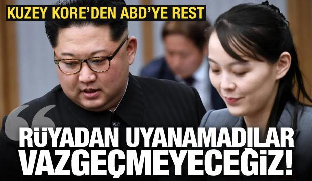 Kuzey Kore'den ABD'ye n&uuml;kleer silah resti: R&uuml;yadan uyanamadılar!