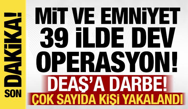 MİT ve Emniyet'ten DEAŞ'a darbe: 39 ilde 361 ş&uuml;pheli yakalandı!