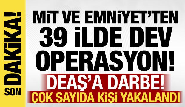 MİT ve Emniyet'ten DEAŞ'a darbe: 39 ilde 361 ş&uuml;pheli yakalandı!