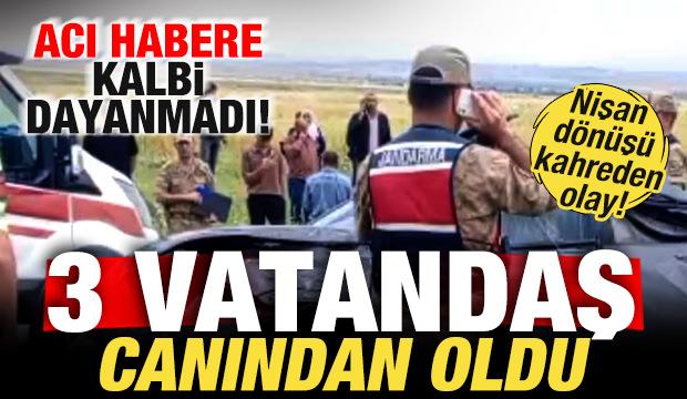 Nişan d&ouml;n&uuml;ş&uuml; kahreden olay: 3 vatandaş &ouml;ld&uuml;! Acı habere kalbi dayanmadı
