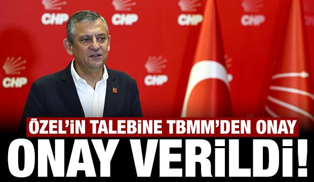 &Ouml;zg&uuml;r &Ouml;zel'in talebine TBMM'den &ccedil;ıktı: Onay verildi!